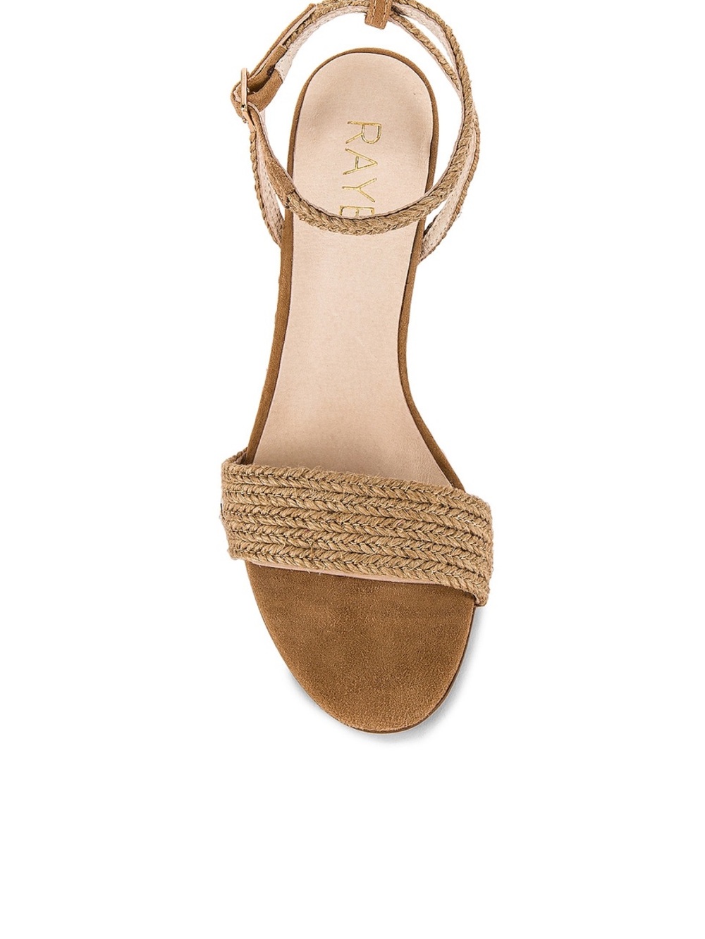RAYE Beige Braided Wedge Sandals - Picture 4 of 5